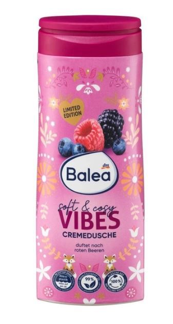 Гель для душу Balea Cremedusche soft and cozy Vibes 300мл. Німеччина 4066447471137