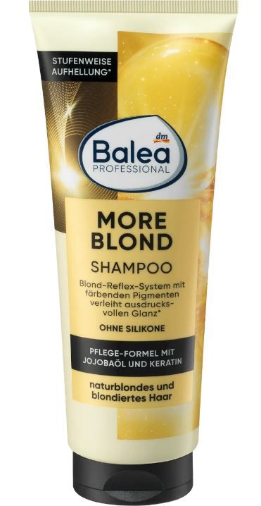 Шампунь для світлого волосся Balea Professional More Blond 250мл. Німеччина 4066447241211