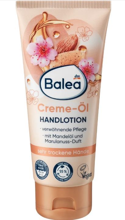 Крем-лосьйон для рук з мигдальним маслом Balea Creme-Ol Handlotion 100мл Німеччина 4066447379174