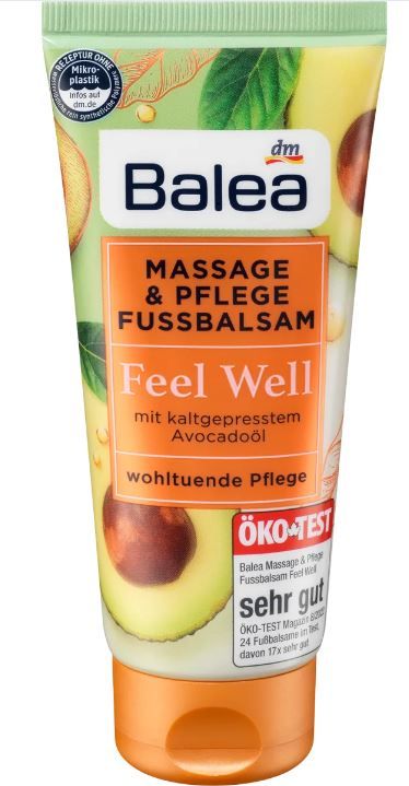 Крем для масажу та догляду за ногами Balea Massage Care Foot Balm Feel Well 100 мл Німеччина 4066447277272