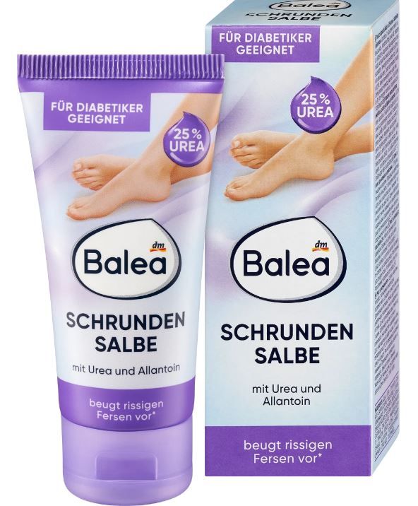 Крем для ніг від тріщин Balea Fusscreme Schrundensalbe mit Urea 25% сечовини 50мл 4066447231199