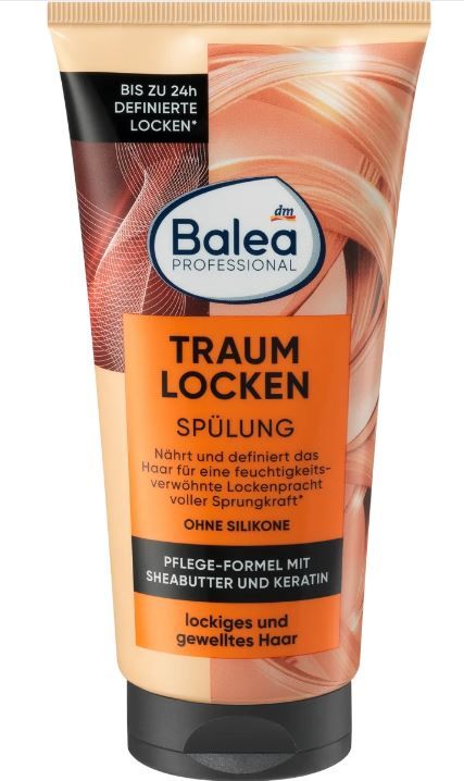 Кондиционер профессиональный для вьющехся волос Balea Traum Locken Spulung 200мл 4066447240788