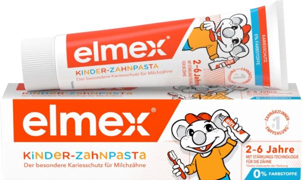 Зубная паста детская Elmex Kinder Zahnpasta от 6 до 12 лет 50мл Германия 8718951271234