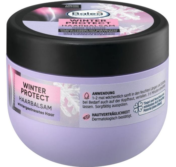 Бальзам для волос Balea Winter Protect питательный с маслом ши и глицерином 300мл Германия 4066447240764