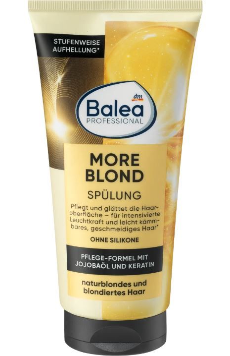 Кондиционер для волос профессиональный Balea Spulung More Blond для светлых волос 200мл 4066447241020