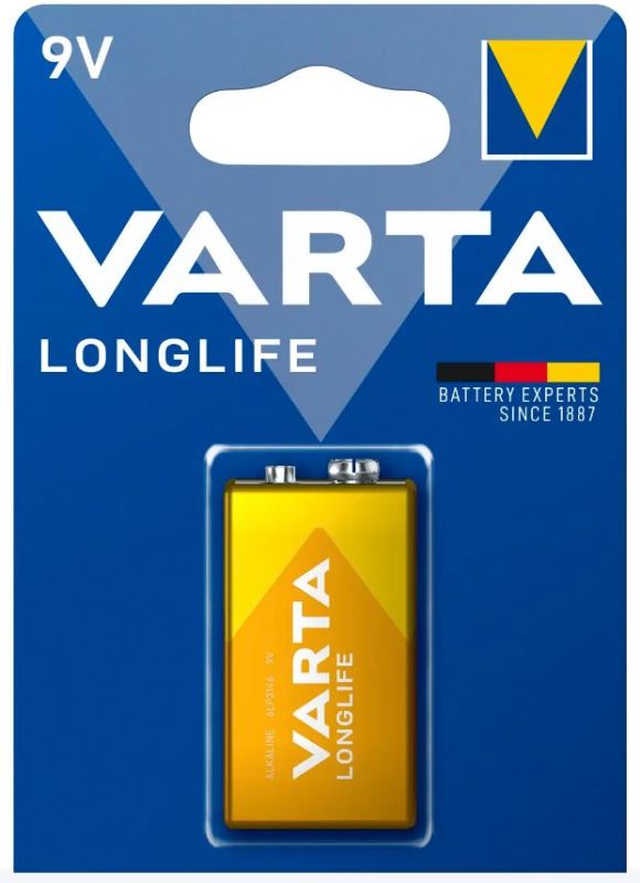 Батарейка крона Varta LongLife Alkaline 9V 6LP3146 729