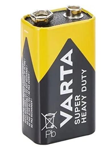 Батарейка крона Varta Super Heavy Duty солева 9V 6F22 1461