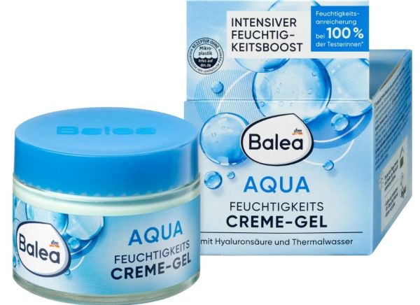 Крем-гель для обличчя зволожуючий Balea Aqua Feuchtigkeits 50мл Німеччина 4066447429183