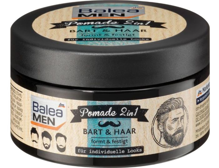Крем моделирующий для бороды и волос 2 в 1 Balea Men Pomade 2 в 1 100мл 4010355247193