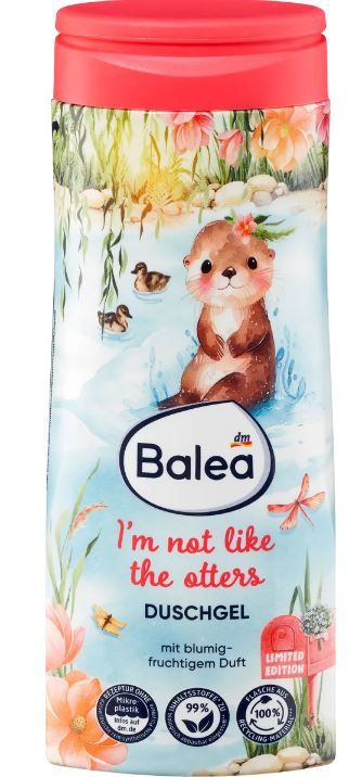 Гель для душу Balea I'm not like the otters c квітково-фруктовим ароматом 300мл Німеччина 4066447429473