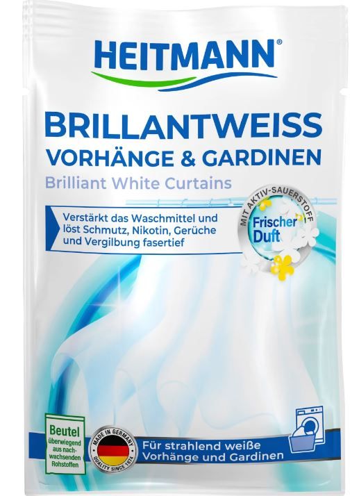 Засіб для прання білих штор та гардин Brilliantweiss Vorhange &amp; Gardinen 4062196101486