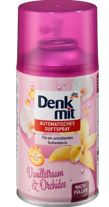 Освежитель воздуха Denkmit Vanilla Dream & Orchid запаска ваниль и архидея 250ml Германия 4010355486219