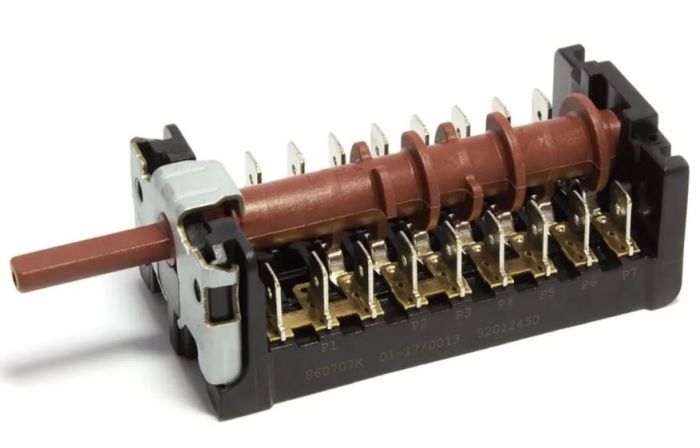 Переключатель режимов для духовки Hansa 6(5+1) поз. Gottak 32012450 860707К