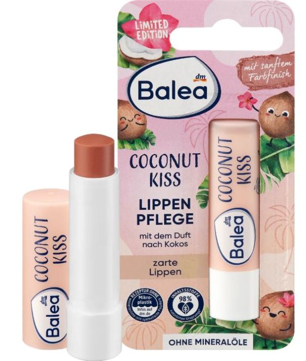Бальзам для губ Denkmit Balea Lip Care Coconut Kiss 4,8г. 4066447675115