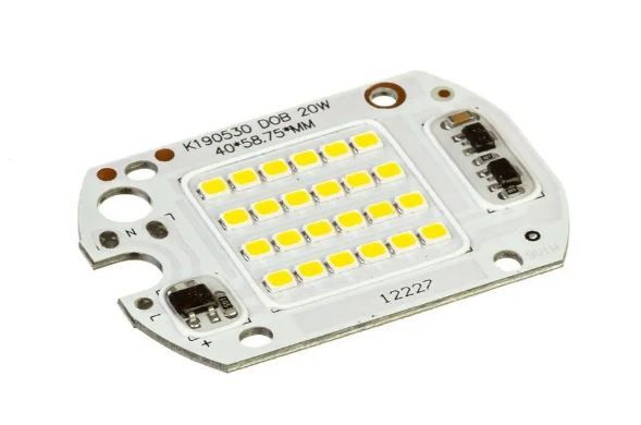 Матриця для світлодіодного прожектора 20W 6000K SMD+IC драйвер білий холодний 1014679
