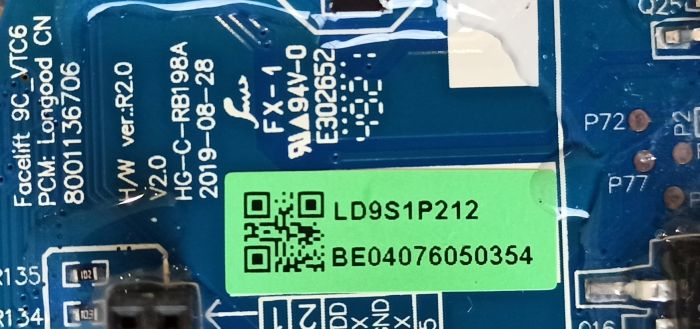 Плата управления с аккумулятором 2,7Ah 32,4В/87.48Wh  9INR 19/66 для пылесоса Bosch 12031574