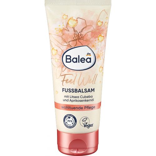 Крем-пілінг для ніг Balea Litsea Cubeba з оліями літсею кубебу абрикосових кісточок 100мл 4066447439762