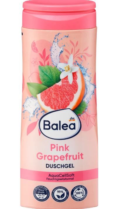 Гель для душу Balea Pink Grapefruit зволожуючий з ароматом рожевого грейпфрута 300мл 4066447671926