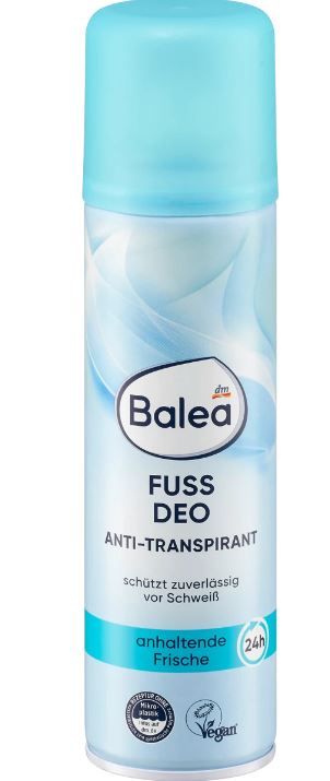 Дезодорант-антиперспірант для ніг Balea Fu?deo Anti-Transpirant аерозоль 200мл Німеччина 4066447704228