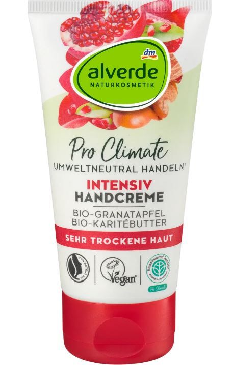 Крем для рук з маслом граната та маслом ши Averde Bio-Granatapfel Bio-Karitebutter 75мл 4066447241310