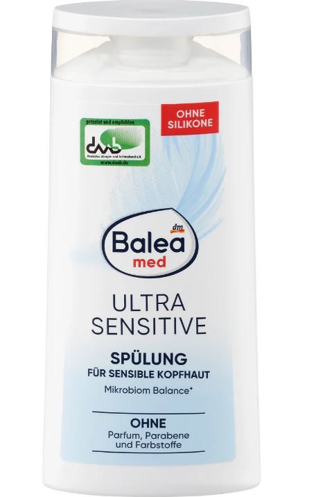 Кондиционер для волос Balea Ultra Sensitive глицерин пантенол ниацинамид 250мл Германия 4066447746716
