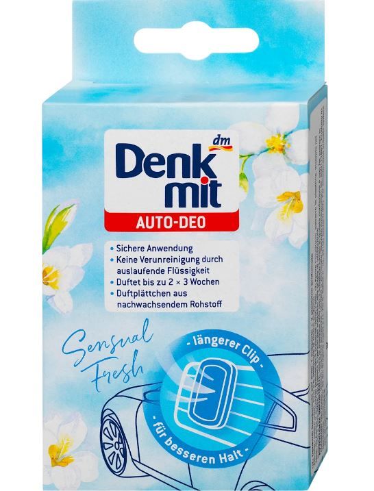 Освіжувач повітря для автомобіля Denkmit Auto-Deo Sensual Fresh Німеччина 4010355486271
