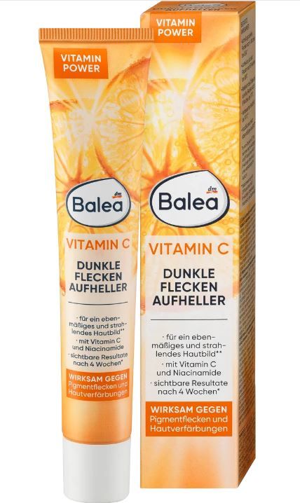 Крем для обличчя Balea Vitamin C Dunkle Flecken Aufheller від пігментації 50мл Німеччина 4066447240375