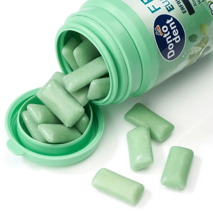 Жувальна гумка Dontodent Fresh Eucalyptus без цукру евкаліпт 50шт. Німеччина 4067796064247
