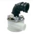 Тэн проточный для посудомоечной машины Ariston с улиткой оригинальный C00634181