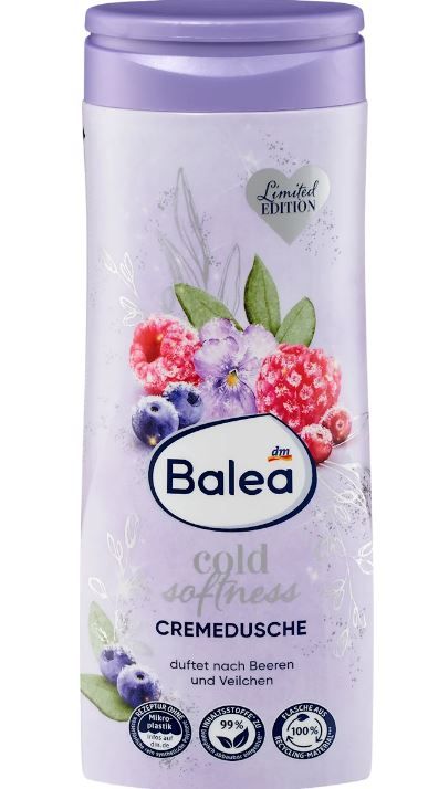 Гель для душу Balea Cold Softness підходить для чутливої шкіри 300мл. Німеччина 4066447714357