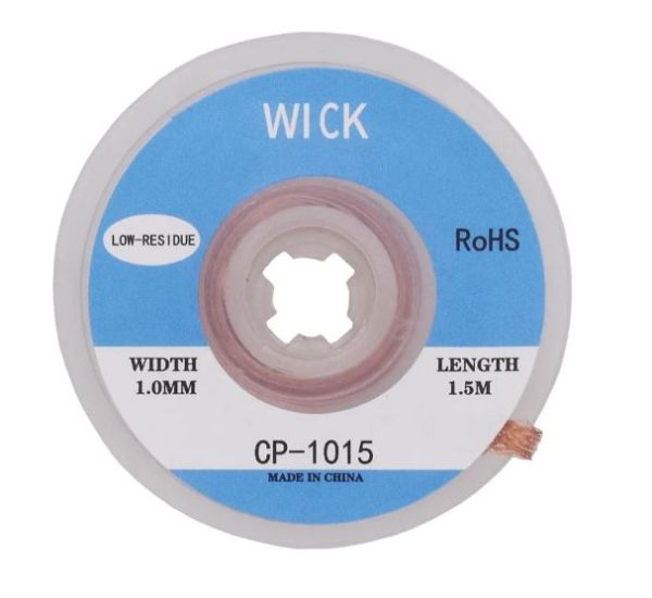 Оплітка для видалення припою Wick d=1мм L=1.5м CP-1015
