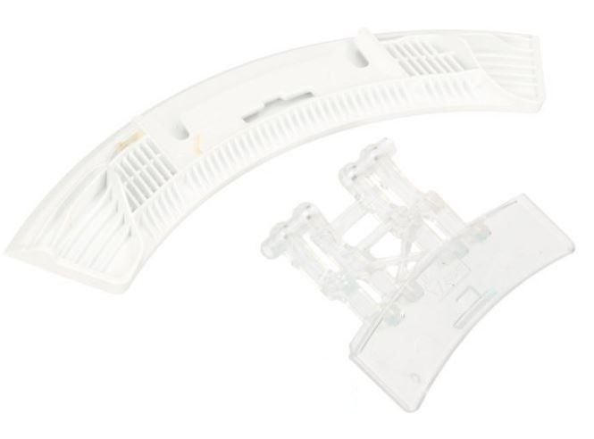 Ручка люка для пральної машини Zanussi біла L=206мм 4055177168 OEM