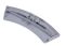Ручка люка для пральної машини Zanussi сіра L=220мм 4055186482 OEM