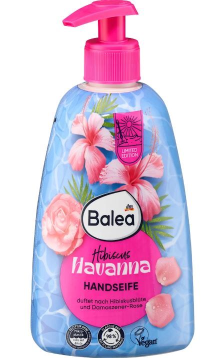 Жидкое мыло Balea Hibiscus Havanna ароматом гибискуса и дамасской розы 500мл 4067796157185