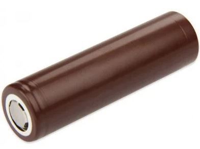 Акумулятор літій-іонний LG 3000 mAh 20A&nbsp;13мОм високострумовий без захисту INR18650HG2