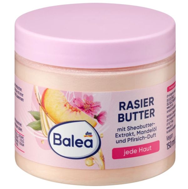 Масло для гоління Balea Rasierbutter Pfirsich з персиковим ароматом 150мл 4067796175691