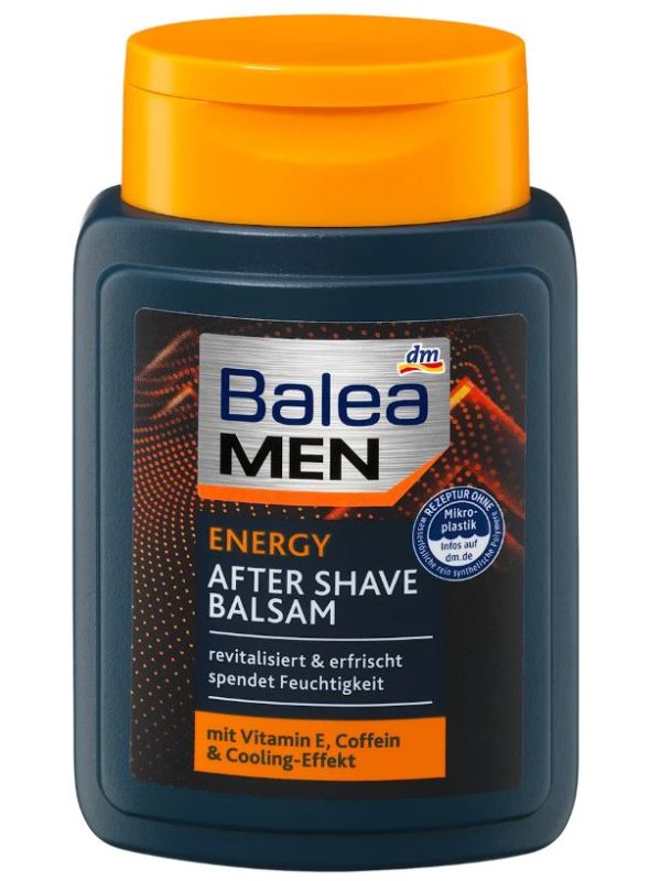 Крем для гоління Balea Men Energy з освіжаючим коензимом Q10 та кофеїном 100мл 4066447506280
