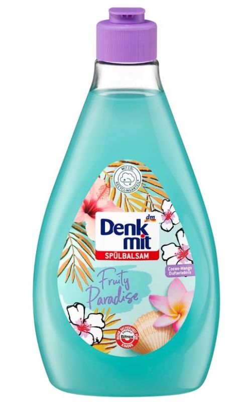 Засіб для миття посуду Denkmit Spulbalsam Fruity Paradise 500мл. Німеччина 4067796170504