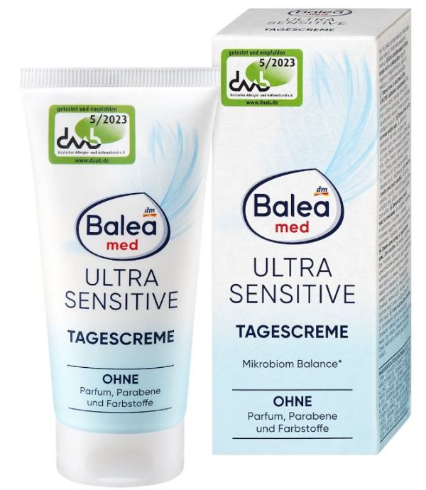 Крем для обличчя Balea Ultra Sensitive денний зволожуючий 50мл Німеччина 4066447468137