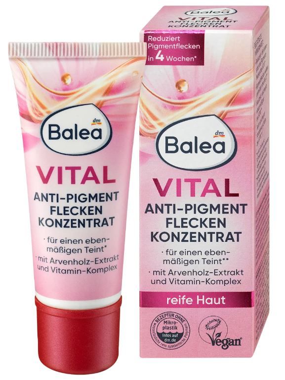 Крем для обличчя Balea Anti Pigment проти пігментних плям з вітамінами E, B3 та B5 20мл. 4066447428841