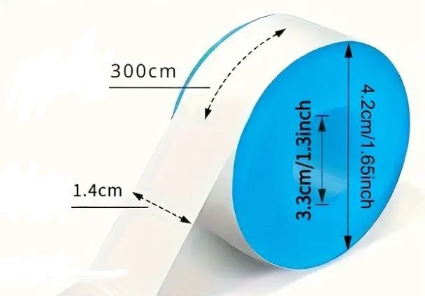 Фум лента тефлоновая для уплотнения L=3м В=14мм 1570_1