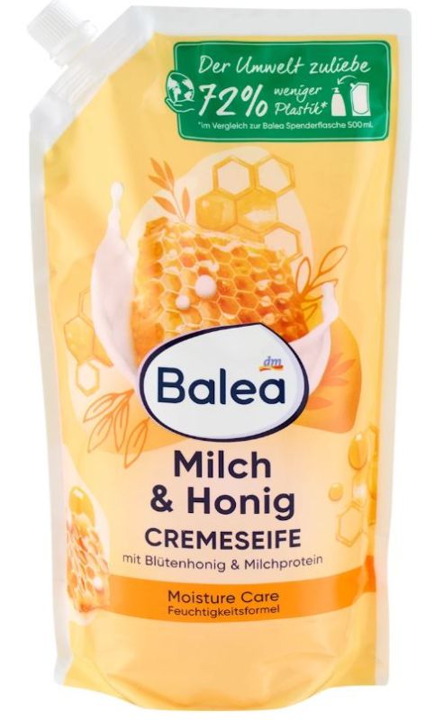 Рідке мило для рук Creme Seife Milch-Honig молоко і мед 850мл 4066447890655