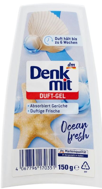 Освіжувач гелевий повітря Denkmit Ocean Fresh 150гр. 4066447967296