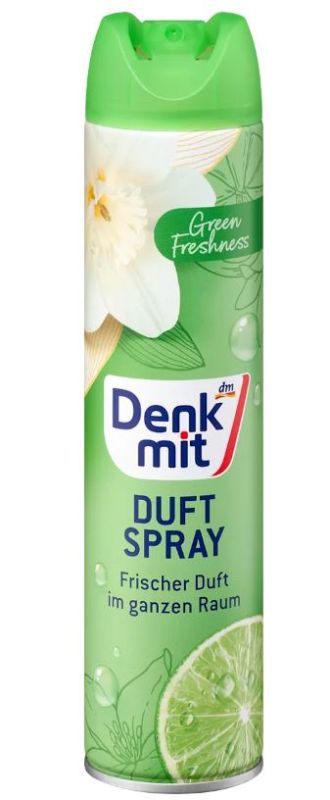 Освіжувач повітря Denkmit Duftspray Green Freshness 300ml Німеччина 4058172926686