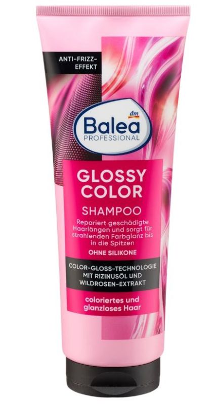 Шампунь для фарбованого волосся Balea Glossy Color 250мл. 4067796154207