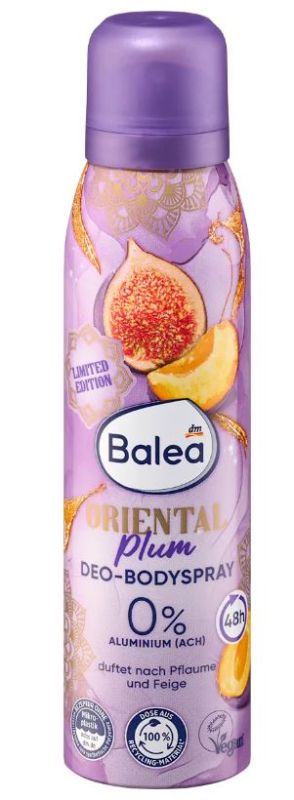 Дезодорант для жінок аерозоль Balea Oriental Plum слива 150мл 4067796244984