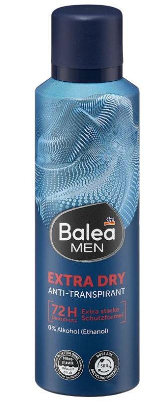 Дезодорант для чоловіків аерозоль Balea Extra Dry 200мл Німеччина 4066447600056