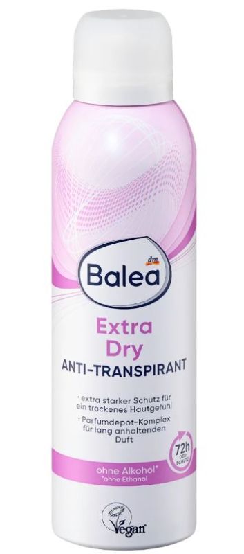 Дезодорант для жінок аерозоль Balea Extra Dry 200мл Німеччина 4066447888683