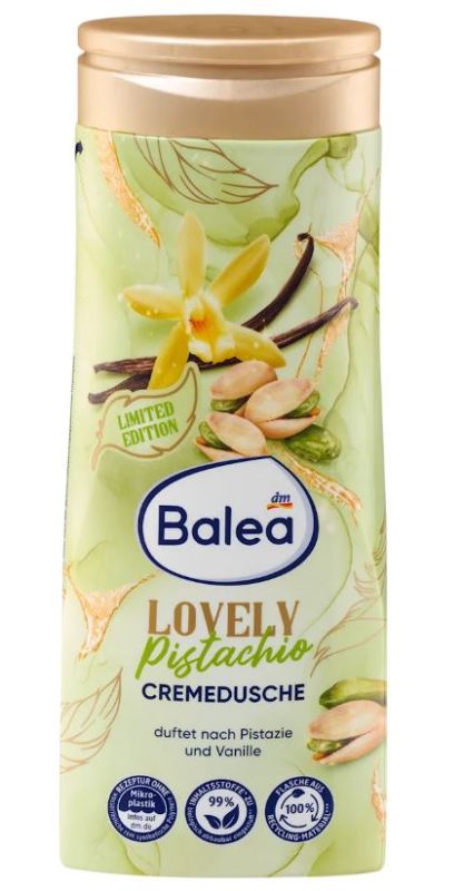 Гель для душу Balea Lovely Pistachio фісташки та ваніль 300мл Німеччина 4066447873092