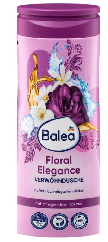 Гель для душу Balea Floral Elegance з кокосовим маслом 300мл Німеччина 4066447878103